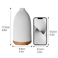 Humidificateur d'air portable moderne mini à brume continue 80 ml, alimenté par USB, arrêt automatique sans eau, silencieux, diffuseur d'huiles essentielles ultrasonique