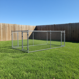 Jaula para Perros de 8x2x1.5 Metros, Acero Galvanizado, Recinto Exterior para Mascotas, Rectangular, Resistente, para Razas Grandes - Product Image 2