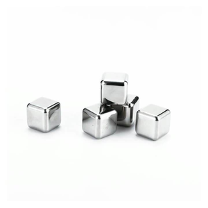 Accesorios de Bar Modernos y Ecológicos Más Vendidos, Mini Cubitos de Hielo Reutilizables de Acero Inoxidable, Pinzas para Enfriar Vino, <span class=keywords><strong>Whisky</strong></span> y <span class=keywords><strong>Cola</strong></span> - Product Image 4