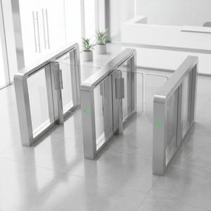 Porte manuelle rapide <span class=keywords><strong>de</strong></span> barrière d'oscillation <span class=keywords><strong>de</strong></span> <span class=keywords><strong>meilleur</strong></span> tourniquet automatique intelligent des prix RFID d'usine pour l'aéroport - Product Image 3