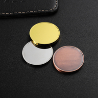 Vente d'usine personnalisée pas de quantité minimale 30Mm 40Mm 50Mm laiton argent pièces de monnaie ébauches métal blanc défi pièce pour Laser