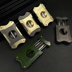 VANACE Custom Luxury Table Cut Guillotine Cigar Scissor <b>Cutter</b> Personalized Colour Flat Print logo - Product Image 5