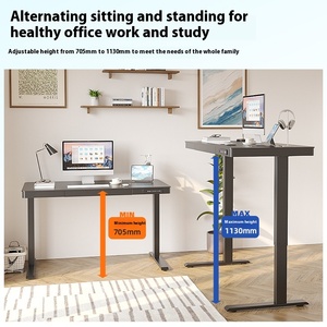 Bàn làm việc văn phòng có thể điều chỉnh độ cao bằng điện dành cho căn hộ nhỏ Bàn đứng có ngăn kéo Điều chỉnh dễ dàng - Product Image 5