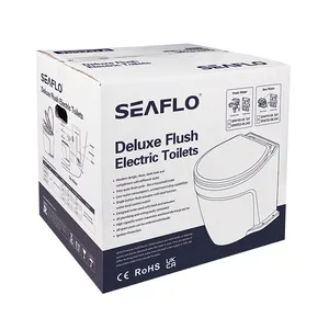 Toalete esperto bonde de SEAFLO para o barco fácil de operar e confortável tocar toalete elétrico do iate marinho