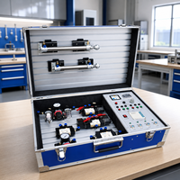 Équipement de formation PLC pneumatique commercial pour la formation professionnelle en automatisation en laboratoire pratique