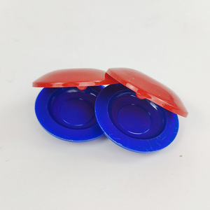 Castañuelas rojas y azules, instrumento musical para niños, para actuaciones en guarderías, material didáctico, juguete de percusión Orff - Product Image 3