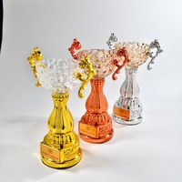 Cadeaux souvenirs personnalisables, trophée sculpté exquis avec base plaquée