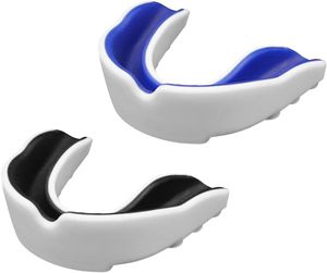 <span class=keywords><strong>Protège</strong></span>-dents de sport pour enfants et jeunes 2 pièces Garçons Filles <span class=keywords><strong>Protège</strong></span>-dents avec étui (sans BPA) pour la boxe Football Hockey <span class=keywords><strong>Karaté</strong></span> Rugby - Product Image 1