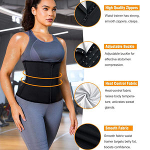 Fascia Dimagrante per Donna, Tuta Sauna per Perdita di Peso <span class=keywords><strong>con</strong></span> Fasce Sudorazione, <span class=keywords><strong>Cintura</strong></span> per Allenamento Addominale - Product Image 2