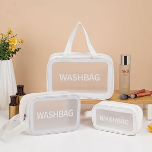 Washbag Toiletries Bag Large Capacity Rectangle Minimalist Design Travel Storage Bag for Men Women - Product Image 3