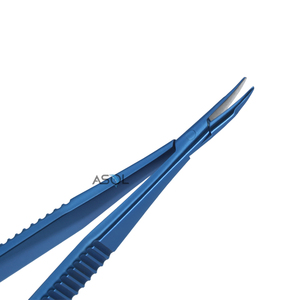 Portaagujas Quirúrgico <span class=keywords><strong>Azar</strong></span> de Fábrica, Sin Bloqueo, 9mm, Mandíbulas Finas y Ligeramente Curvadas - Product Image 6