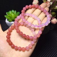 Wholesale Salt Agate Gradient Color Single Circle Bracelet for Women