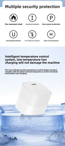 Cargador Justlink PD de 33W GaN con Adaptador USB-A Tipo-C, Enchufe EU/US/UK, Cargador de Pared USB-C con Protección Contra Incendios para <span class=keywords><strong>iPhone</strong></span> - Product Image 4