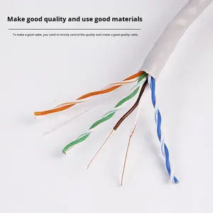 फैक्टरी अनुकूलित उच्च गति लान इनडोर कैट5e इंटरनेट केबल आसान तैनाती यूप कैटा5e नेटवर्क केबल - Product Image 4
