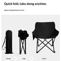 Ensemble de chaises pliantes et table d'extérieur portables en acier inoxydable, légers, pour camping, pêche, plage