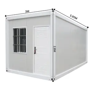 Nhà Container Nhà Lắp Ghép 3 Phòng Ngủ Cho Tanzania Nhà Lắp Ghép 2 Tầng 3 Phòng Ngủ