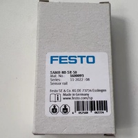 Sensor Original FESTO para Riel SAMH-N8-SR-50 1600093 SAMH-N8-SR-100 1600118, Sensor de Proximidad, Accesorio para Riel Guía