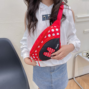 Enfants <span class=keywords><strong>dessin</strong></span> <span class=keywords><strong>animé</strong></span> mignon Mickey <span class=keywords><strong>Minnie</strong></span> sac à bandoulière mode Cool toile poitrine Pack Shopping écouteur sac <span class=keywords><strong>de</strong></span> messager pour garçon filles - Product Image 5