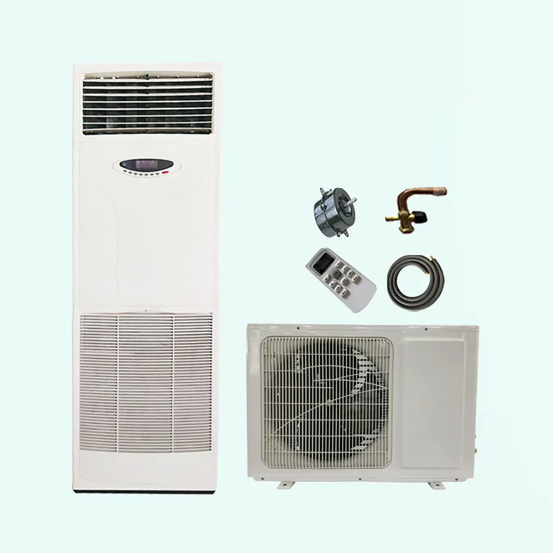Unidades AC de grande área por atacado 60000 BTU 380 V 50 Hz tipo gabinete dividido de refrigeração e aquecimento AC com capacidade aberta automática