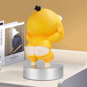 Creativo lindo Crayon Shin Keda <span class=keywords><strong>pato</strong></span> resina ornamento grande moderno Luz de lujo escritorio TV gabinete decoraciones para Navidad para - Product Image 2