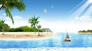 Papiers peints muraux à thème <span class=keywords><strong>mer</strong></span>, plage et forêt, paysages naturels, <span class=keywords><strong>vue</strong></span> <span class=keywords><strong>sur</strong></span> l'océan, fonds personnalisables, très demandés. - Product Image 3