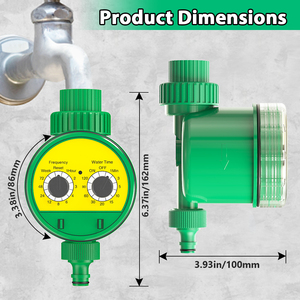 Lập trình kỹ thuật số nước hẹn giờ cho vườn tự tưới nước mưa chậm trễ hệ thống tưới nhỏ giọt vật liệu nhựa - Product Image 5
