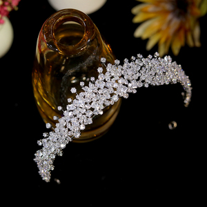 ASNORA Accesorios para el Cabello de Novia, Corona Romántica de Estrellas para Quinceañera, Tiara de Princesa para Cumpleaños, Diadema para Mujer, Banda para la Cabeza de Boda - Product Image 5