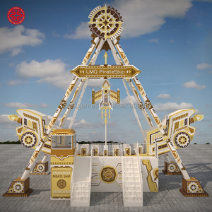 Atracción de Parque de Diversiones <span class=keywords><strong>Luna</strong></span> Park: Barco Vikingo Pirata Grande de 24 Asientos para Exteriores en Venta - Product Image 1