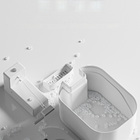 Fontaine à eau intelligente pour chat à induction, chargement sans fil, circulation automatique, filtre, distributeur d'eau pour animaux de compagnie, fournitures pour animaux de compagnie en gros