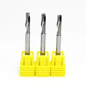 RLD High quality cnc cutting tools single flute end mill router bits inch size 1/8' for wood/wood cutter