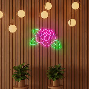 Letrero <span class=keywords><strong>de</strong></span> Neón con Diseño <span class=keywords><strong>de</strong></span> Rosa, Envío Exprés en 24 Horas, Sin Pedido Mínimo, Dropshipping, Letrero <span class=keywords><strong>de</strong></span> Neón LED Acrílico RGB Multicolor Personalizado para Vendedores <span class=keywords><strong>de</strong></span> Etsy - Product Image 1