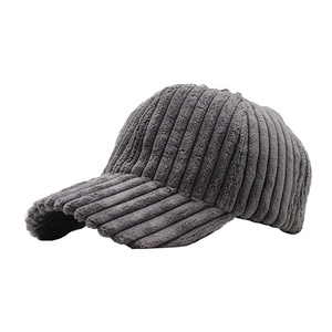 Casquette de sport en velours côtelé pour femmes et hommes, tendance automne-hiver, tailles et logos personnalisables, casquette de baseball en velours côtelé - Product Image 1