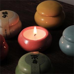 <span class=keywords><strong>Velas</strong></span> perfumadas de color rojo Estilo antiguo Festival literario chino Regalo Atmósfera <span class=keywords><strong>Velas</strong></span> perfumadas Tarro de vela de cera de soja - Product Image 1