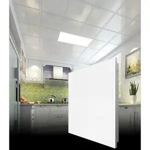 Creative office commercial building ceiling decor architectural aluminum 3d ceiling panel with LED lighting