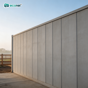 Panneau mural en béton préfabriqué Econel anti-âge pour clôture de chantier et construction résidentielle - Product Image 2