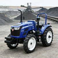 Tracteur agricole multifonctionnel à roues, compact, mini, 4x4, diesel, 100 CV, boîte de vitesses, pompe