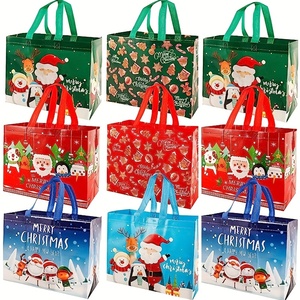 Sac fourre-tout réutilisable pour enfants, motif dessin animé, en tissu non tissé PP écologique, avec logo personnalisé imprimé, taille moyenne, avec poignées et bandoulière - Product Image 1