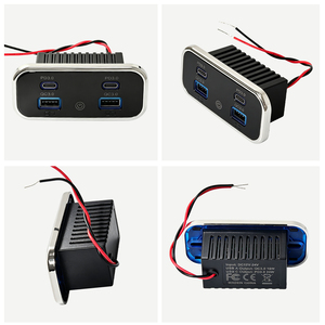 Cargador <span class=keywords><strong>de</strong></span> Coche con Interruptor Táctil Personalizado, Puerto <span class=keywords><strong>USB</strong></span> <span class=keywords><strong>de</strong></span> 12V/24V, Toma <span class=keywords><strong>de</strong></span> Corriente para Coche con 1 Puerto <span class=keywords><strong>USB</strong></span>-A <span class=keywords><strong>de</strong></span> 18W y 2 Puertos <span class=keywords><strong>USB</strong></span>-<span class=keywords><strong>C</strong></span> <span class=keywords><strong>de</strong></span> <span class=keywords><strong>20W</strong></span> - Product Image 2