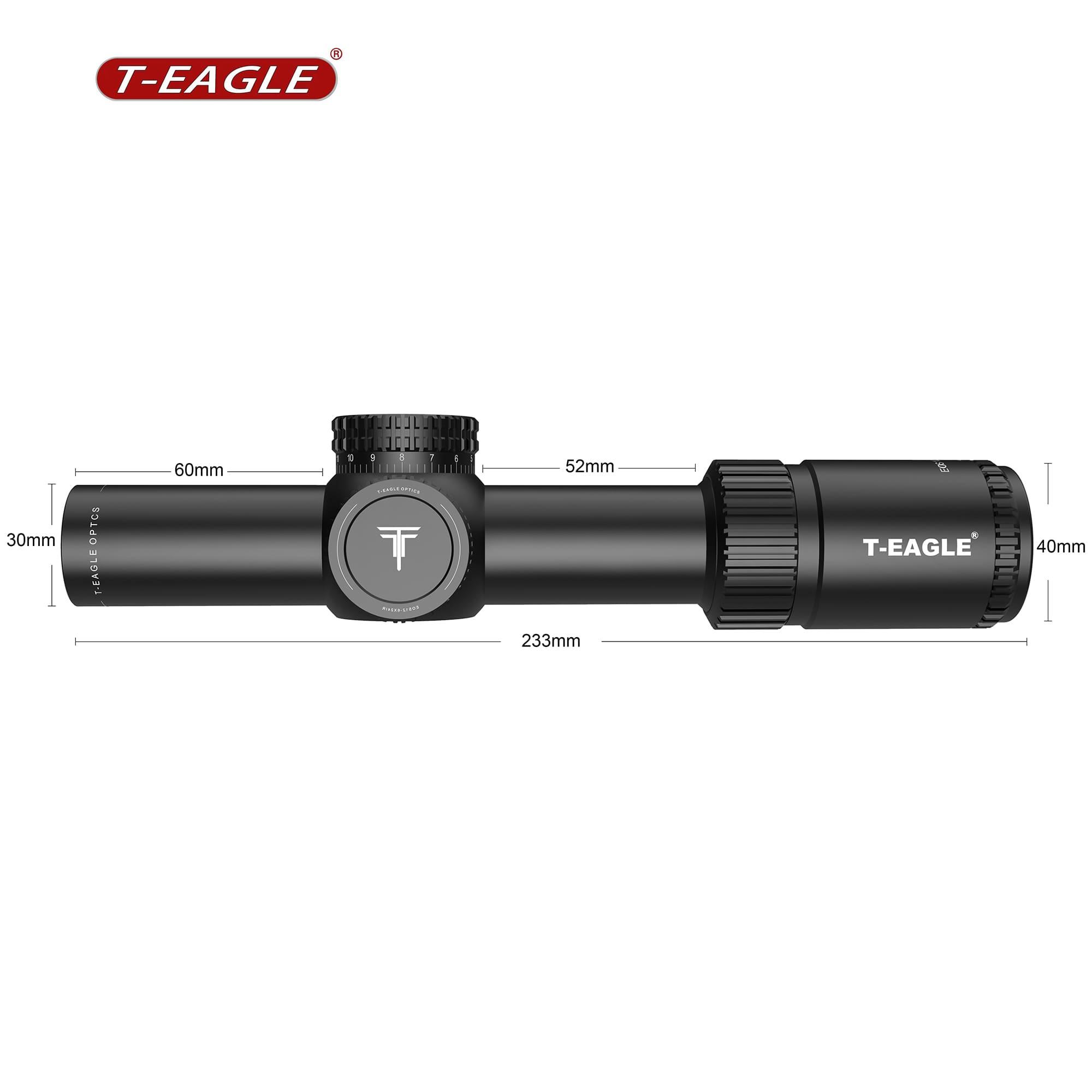 T-EAGLE EOS 1.2-6X24 IR Hunting Telescope - Waterproof, Fogproof