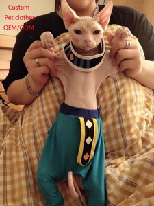 Ropa de algodón para gatos, pantalones con espalda abierta, disfraz de transformación para mascotas - Product Image 2