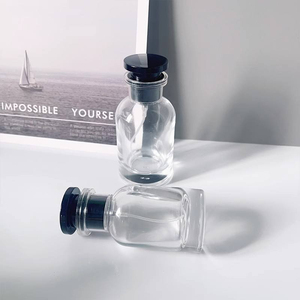 Wholesale Custom Logo 30ml 50ml <b>Empty</b> Glass Perfume <b>Spray</b> <b>Bottle</b> Round Luxury LK01 Model Silk Screen Printed - Product Image 3