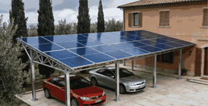 Système de montage au sol en alliage d'aluminium anodisé pour carport solaire photovoltaïque résidentiel - Product Image 2