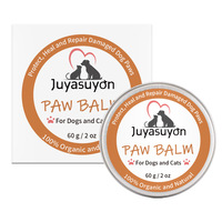Baume pour pattes de chien et de chat, bio, entièrement naturel, 60g, en boîte, pour le soin des paumes des pattes