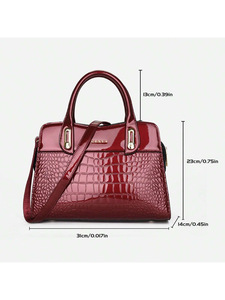 Newest Ladies Fashion High Quality Pu Leather Shoulder Bags Designer Luxury Trendy Bags Women <b>Handbags</b> - Product Image 2