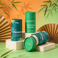 Boîte cylindrique en papier kraft écologique personnalisée pour fouet à matcha (Chasen) – Emballage en tube de papier imprimé sur mesure