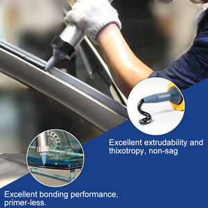 Trung quốc sản xuất cung cấp độ bám dính cao PU kính chắn gió <span class=keywords><strong>Sealant</strong></span> chất kết dính không thấm nước <span class=keywords><strong>Sealant</strong></span> cho cửa sổ xe - Product Image 4