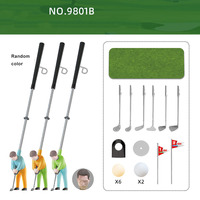 Cadeaux créatifs Ensemble de mini clubs de golf pour enfants Sports d'intérieur Loisirs Jeux interactifs pour parents et enfants Jouets pour enfants