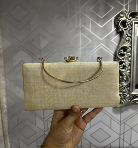 Bolsos de Mano de Lujo para Mujer, Diseño Nuevo Hecho a Mano, Bordado con Cuentas y Perlas, Decoraciones con Patrones Geométricos, Bolsos de Fiesta de Noche - Product Image 3