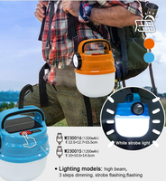 Newish Lampe de poche LED à énergie solaire Rechargeable par USB Corps en ABS blanc Portable Lampe de camping d'urgence certifiée ROHS