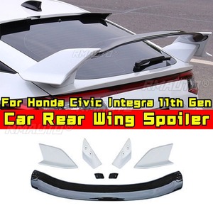 สปอยเลอร์หลังรถยนต์สำหรับ Honda Civic Integra รุ่นที่ 11 แบบ Hatchback ทรง TR ปีกหลังติดตั้งภายนอก - Product Image 1
